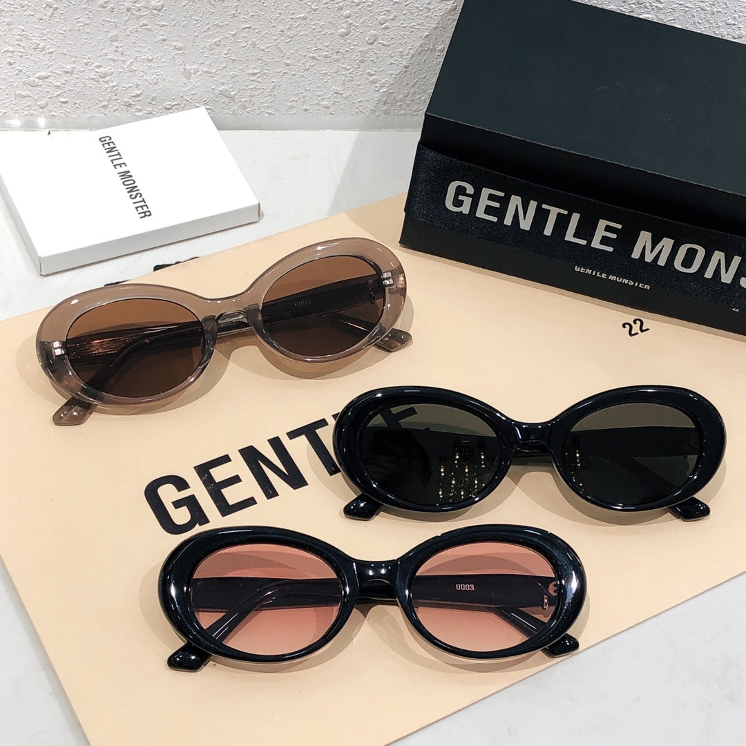 GENTLE-墨鏡 GM系列新款 0003橢圓設計52-22-145 蔡徐坤同款