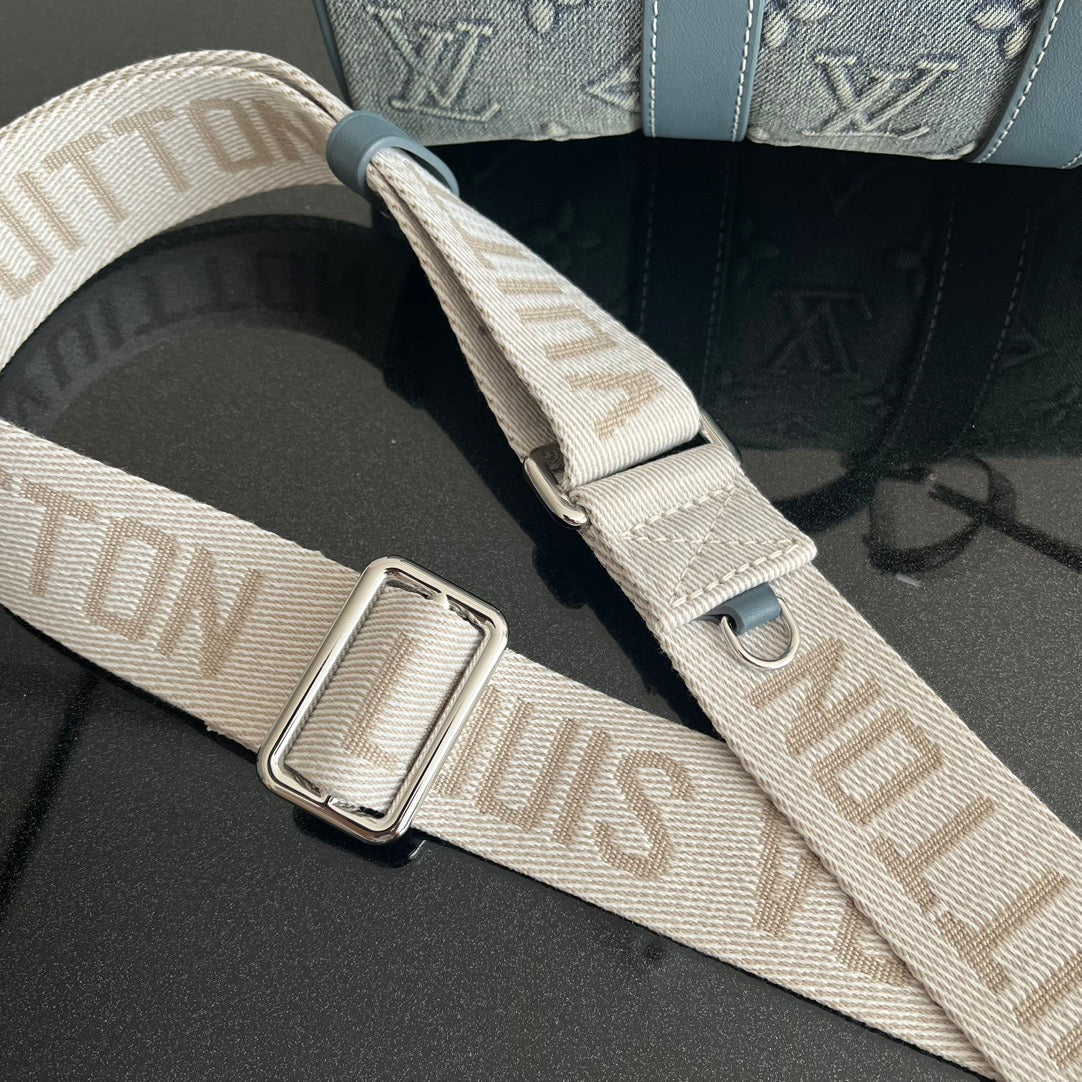 M22762 路L家-keepall25 浮雕牛仔款