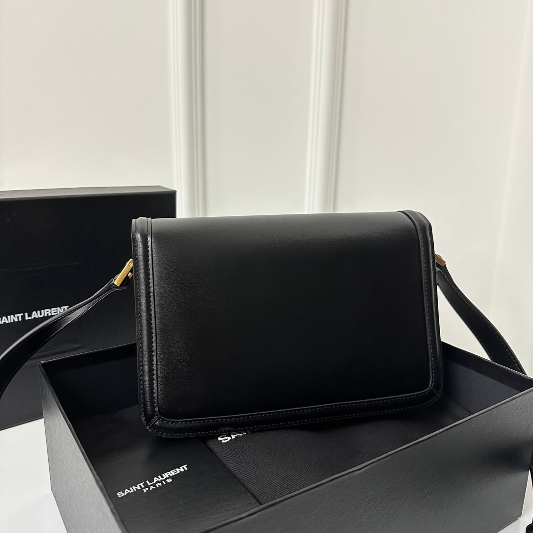 聖Y羅-BOX SAINT LAURENT 豆腐包 大號 黑色