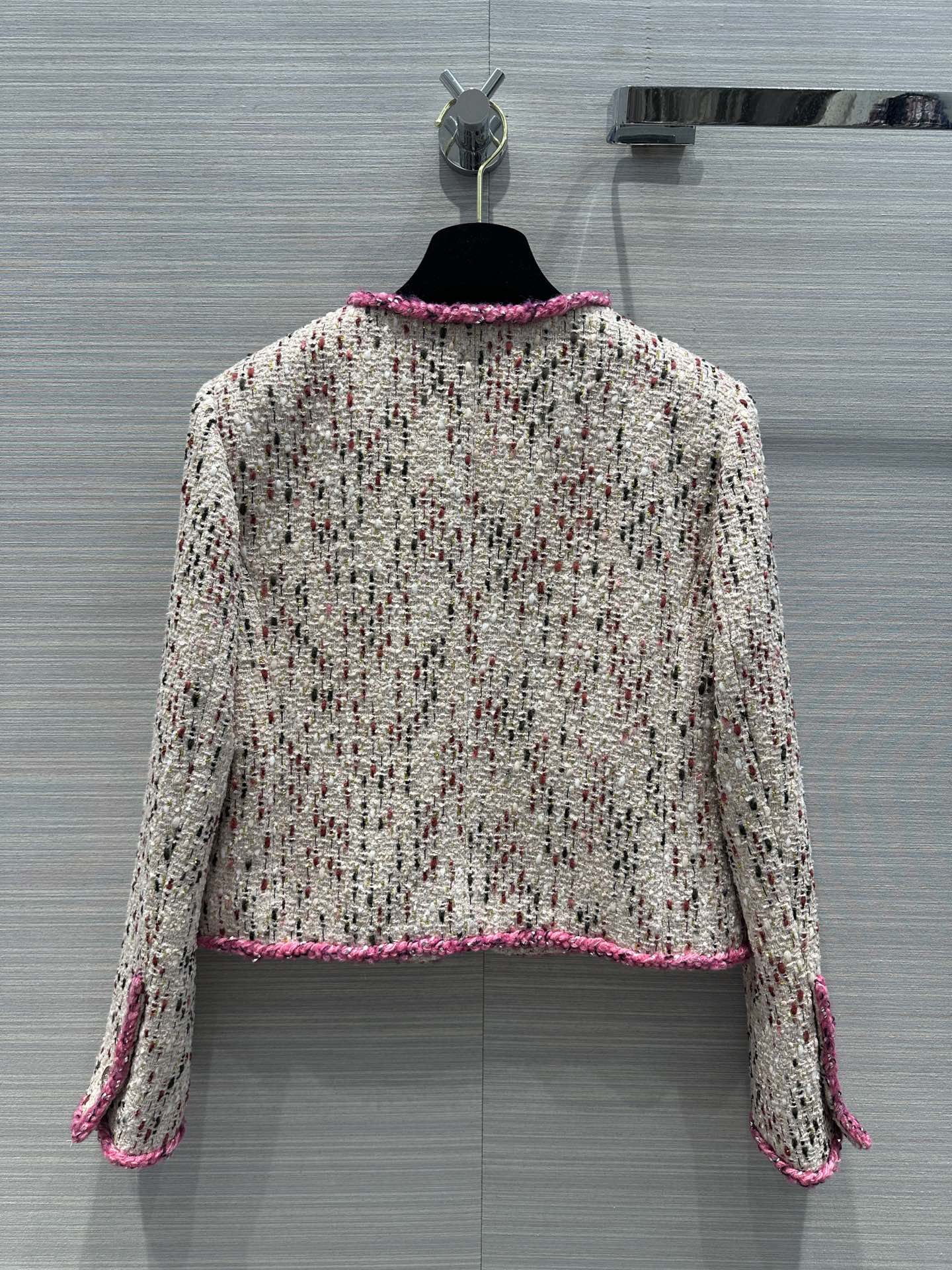 小香家-2403 24早春新品短撞色邊小外套