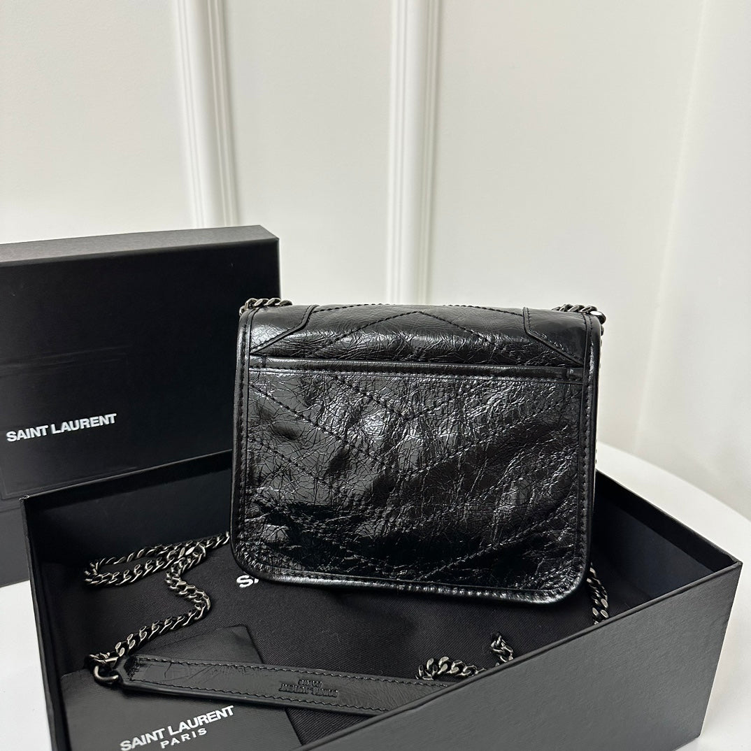 聖Y羅-Niki Chain Wallet mini 黑色