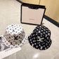 路L家-2023春夏新款 刺繡漁夫帽 白色