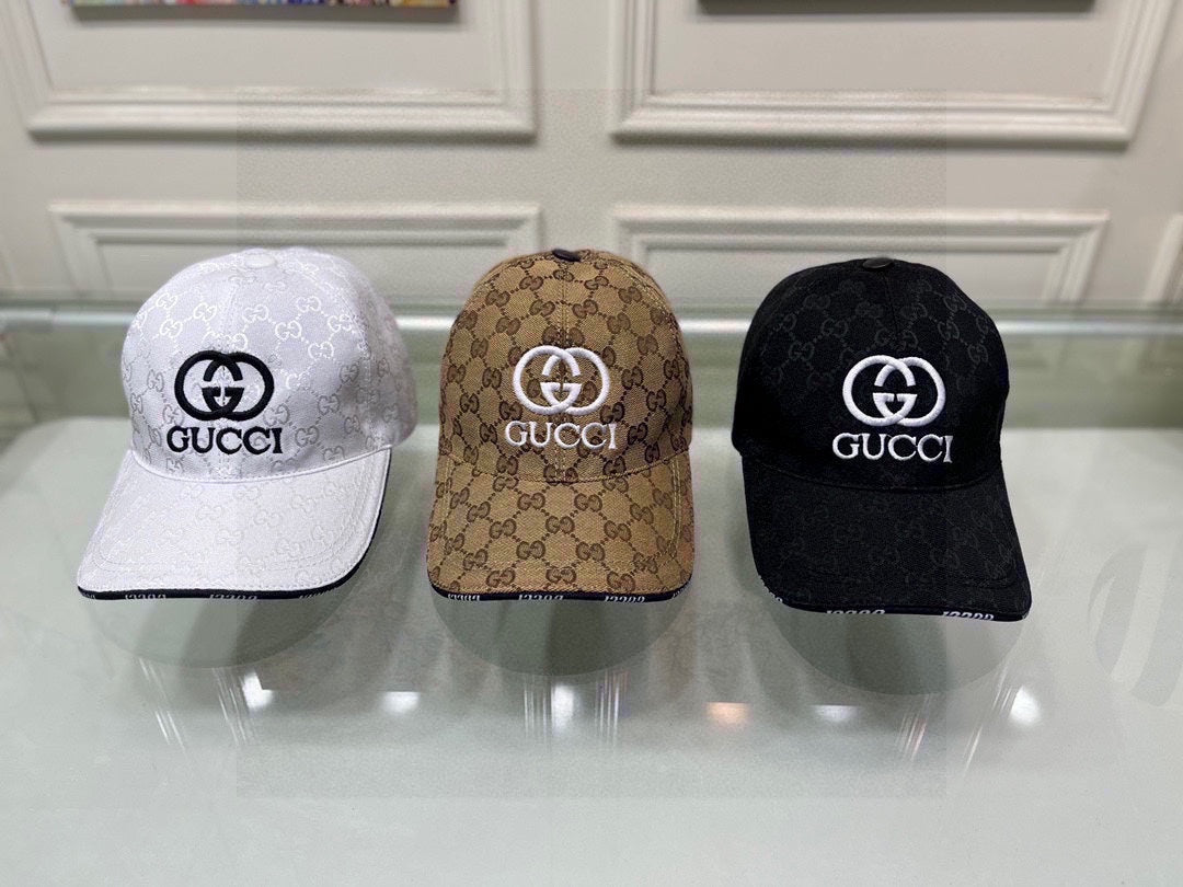 古G家-Logo刺繡棒球帽 黑色