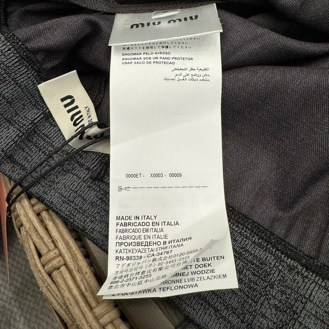 穆Ｍ家-2404 24春夏新品logo腰休閒直筒長褲