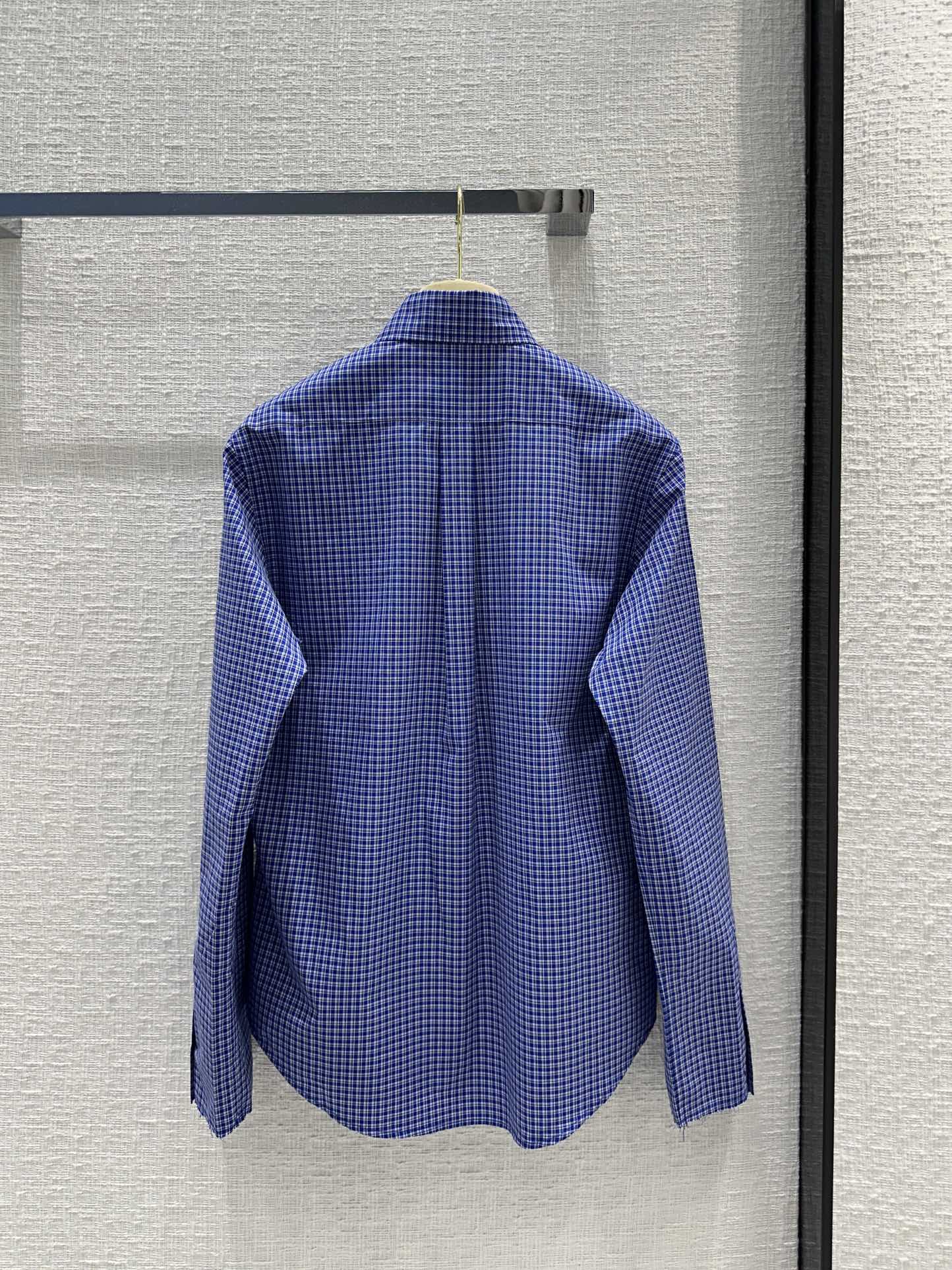 穆M家-2404 24春夏新品本季最火格紋襯衫
