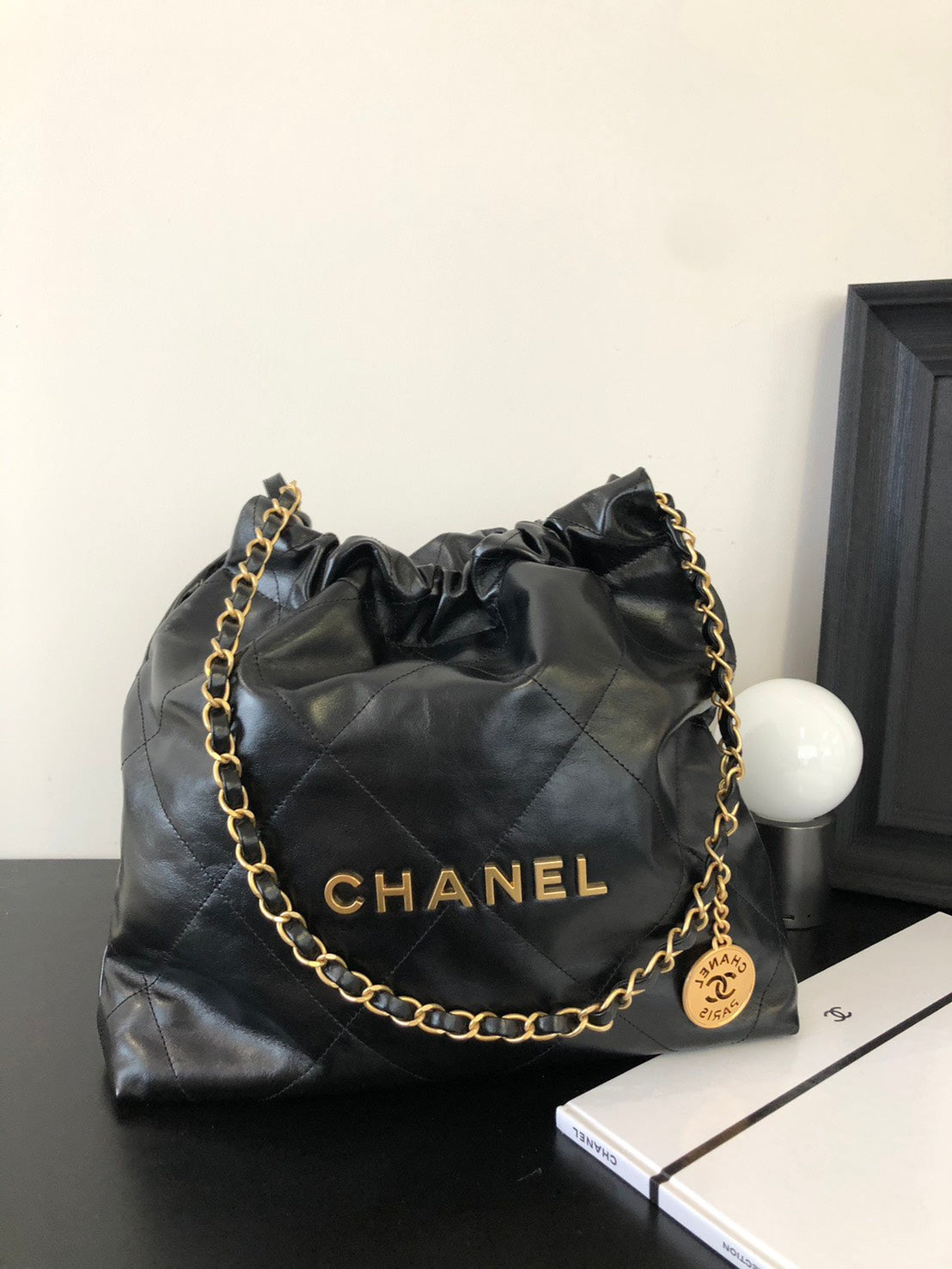 小香 - 22bag 小號 黑金色