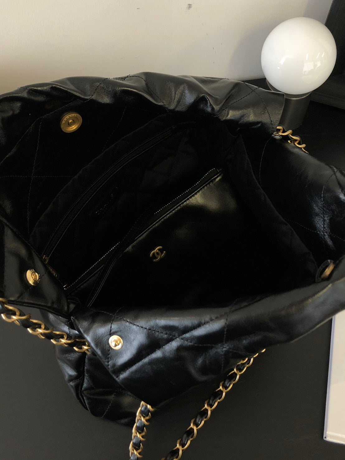 小香 - 22bag 小號 黑金色
