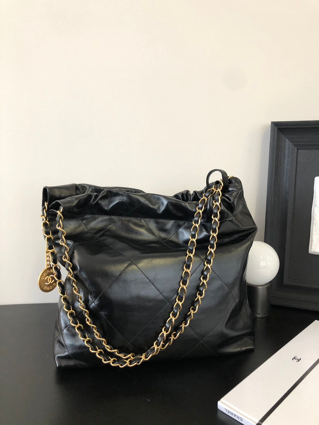 小香 - 22bag 小號 黑金色
