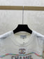 小香家-提花鏤空圓領針織短袖 白色