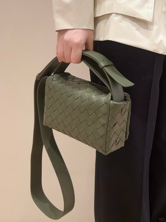 B編織-26新款Intrecciato Mini Bag 墨綠