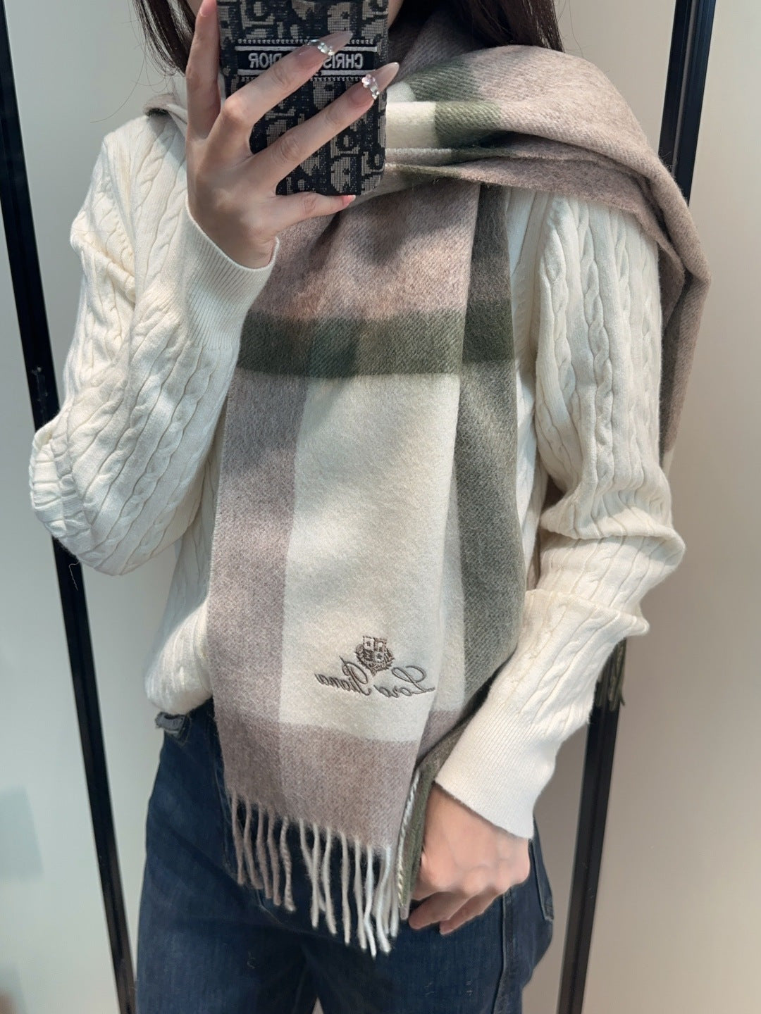 L-Piana-極品山羊絨圍巾披肩