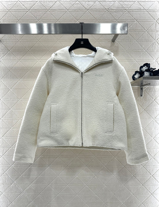 古G家-25羊毛呢棉服外套