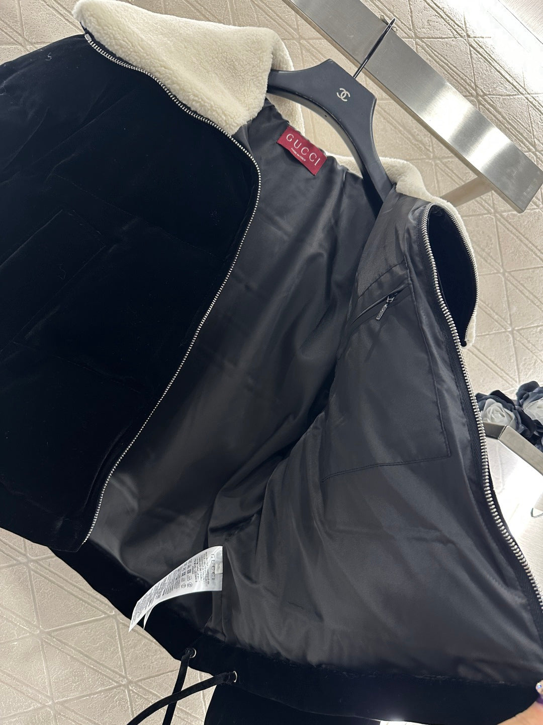 古G家-25絲絨泰迪翻領棉衣外套