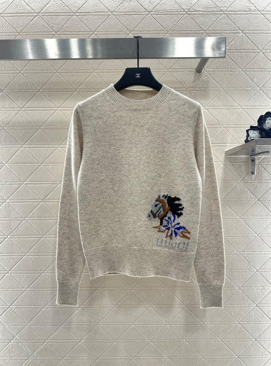 古G家-25圓領馬年毛衣