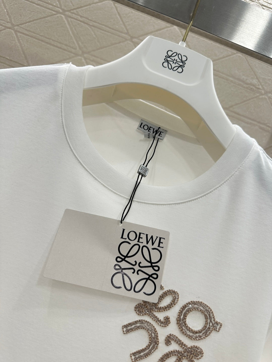 羅L家-2026新品刺繡標誌𝑇𝑒𝑒 白色
