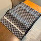 路L家-棋盤格編織工藝 100%羊絨圍巾 35x200cm