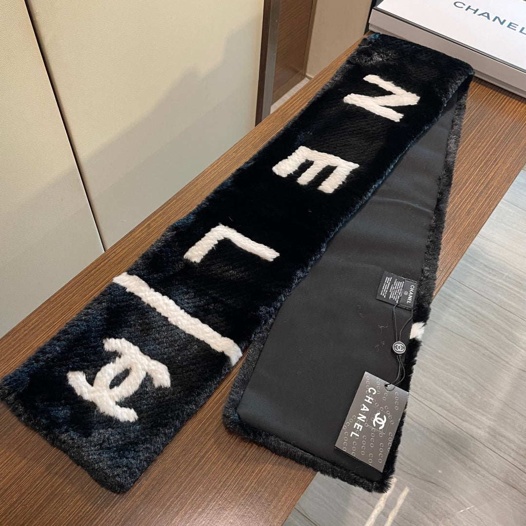 小香家-圍巾披肩 18cm*150cm 人工皮草羊絨