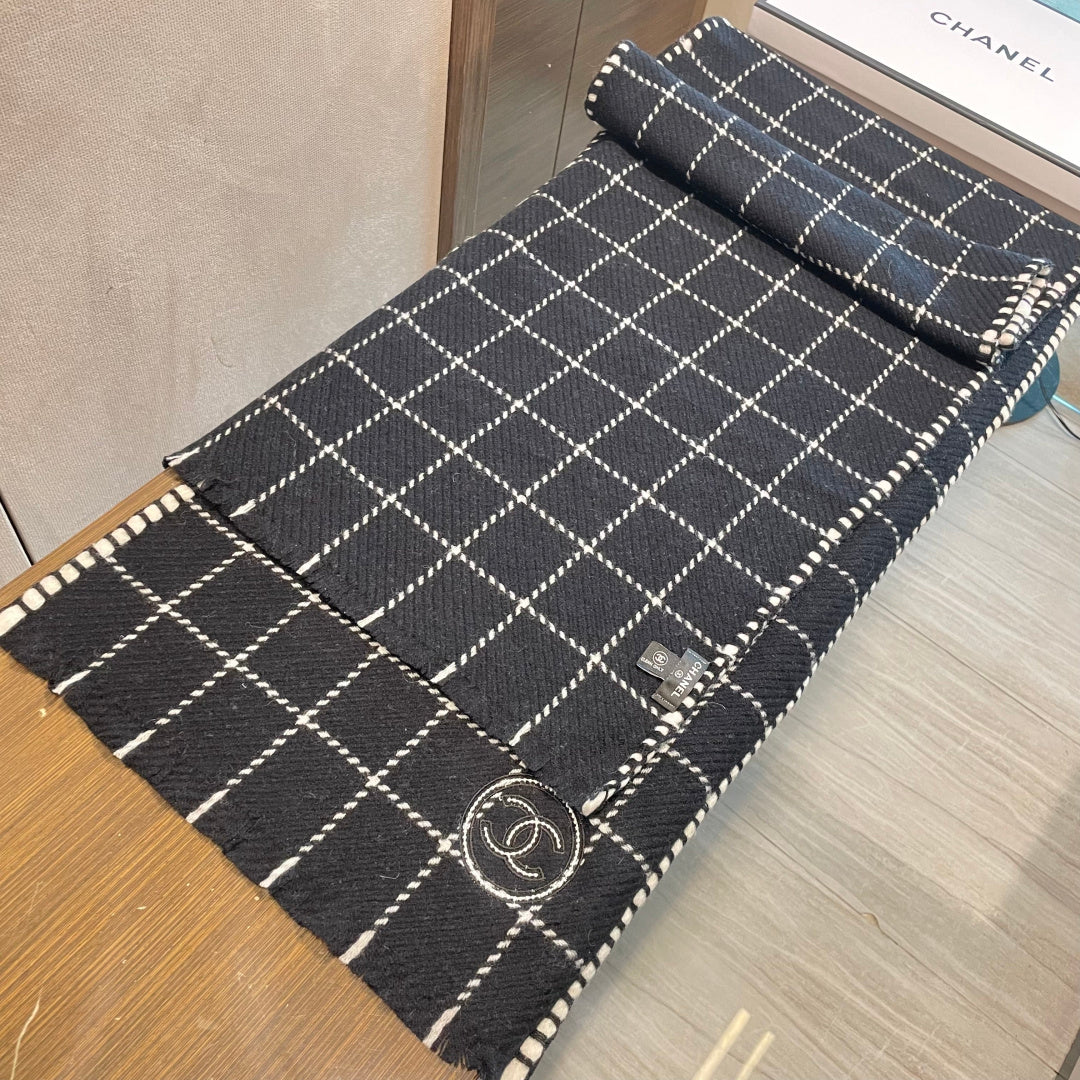 小香家-格紋圍巾披肩 35*200cm