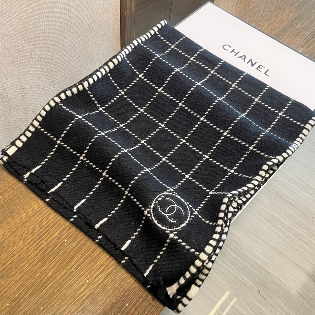 小香家-格紋圍巾披肩 35*200cm