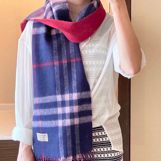 巴B家-重磅圍巾 32*200cm 頂級羊絨
