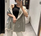 小香家-經典菱格紋 羊毛羊絨 70*180cm