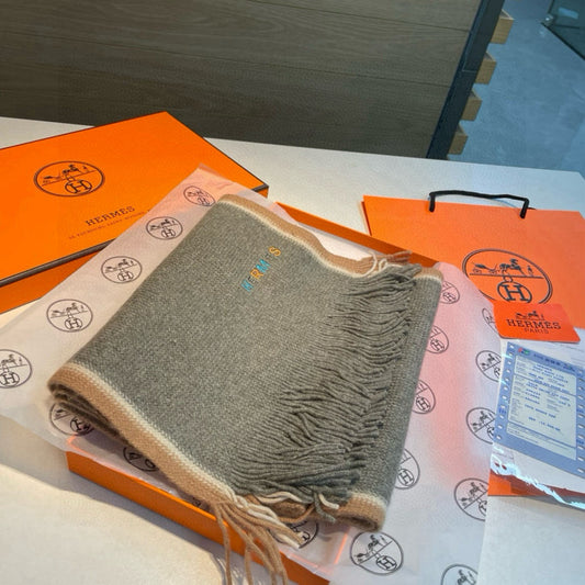 小愛款- 男款圍巾 30*180 羊絨針
