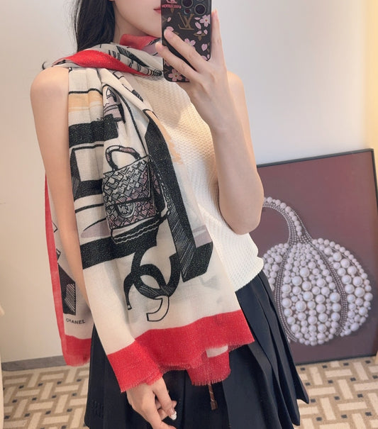 小香家-進口柔軟金屬絲 100*200cm 披肩