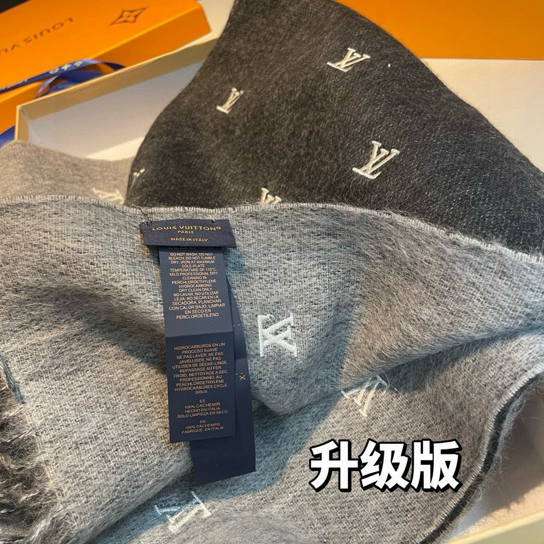 路L家-雙面女羔絨兩用圍巾 30*190