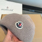 Moncler-新款毛線帽-灰色