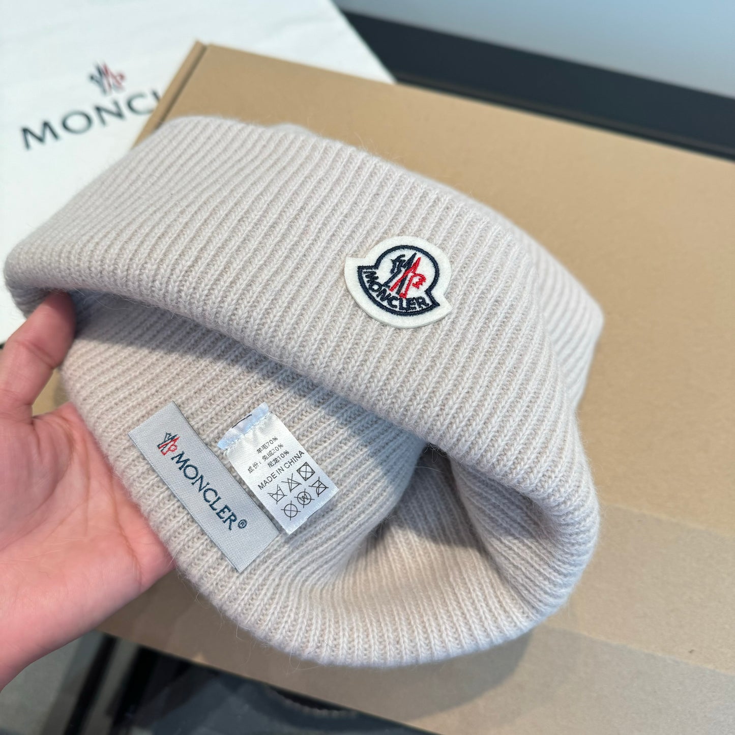 Moncler-新款毛帽 百分百羊毛