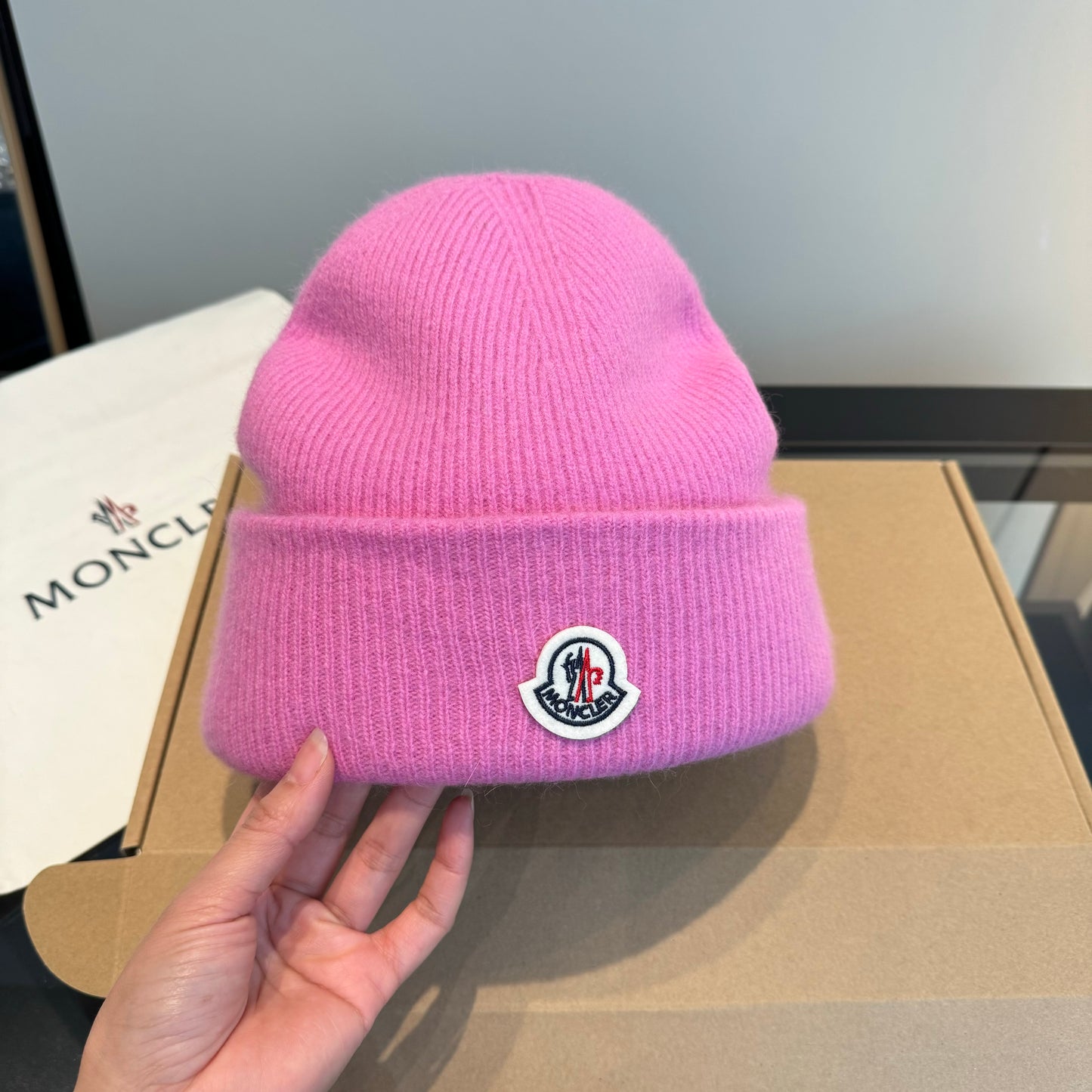 Moncler-新款毛帽 百分百羊毛