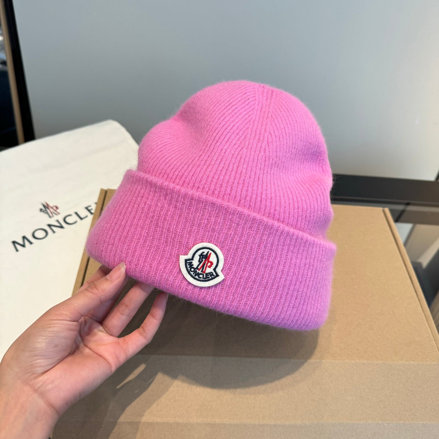 Moncler-新款毛帽 百分百羊毛