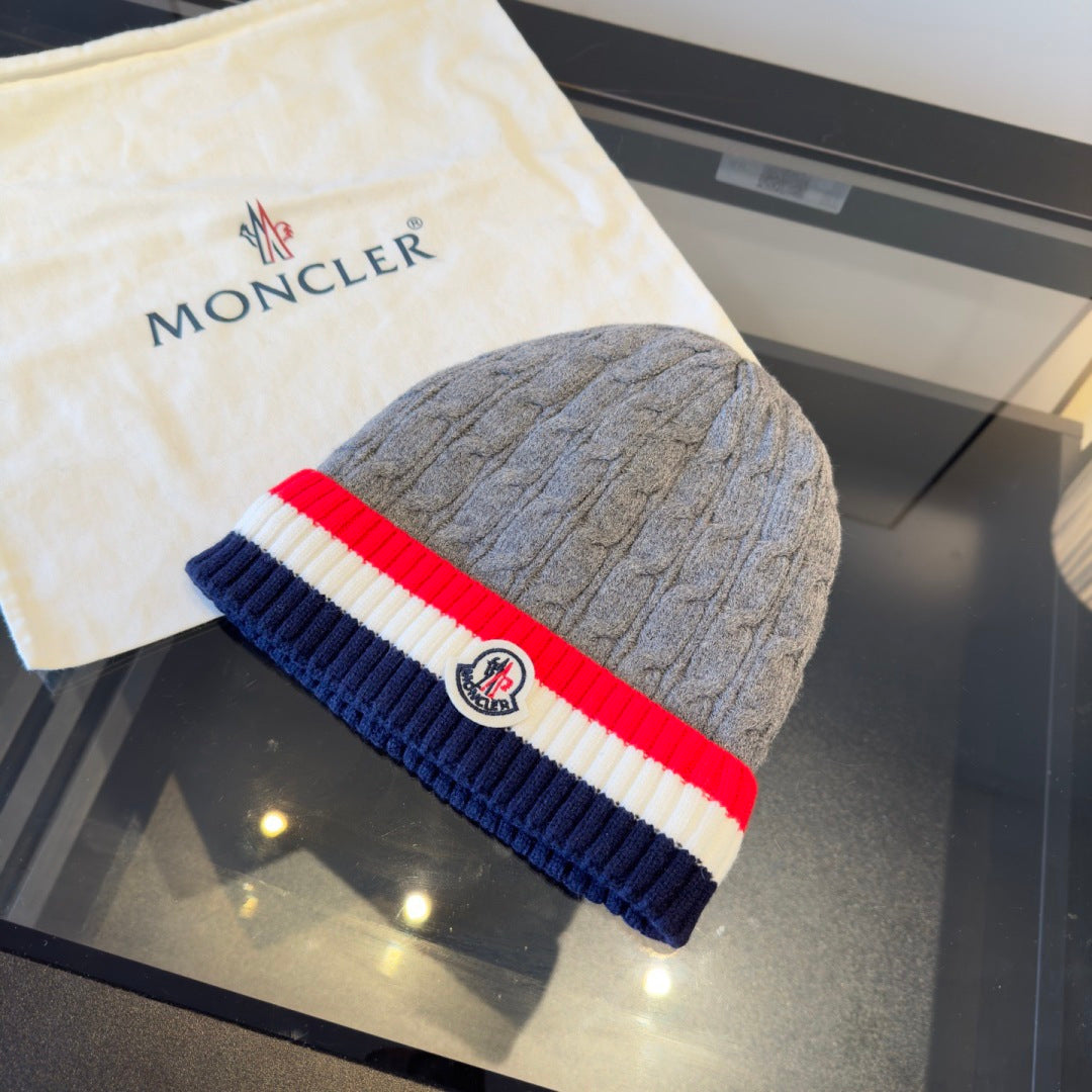Moncler-新款針織毛線帽