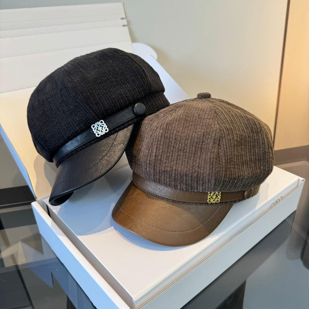 羅L家-新鴨舌軍帽-黑色
