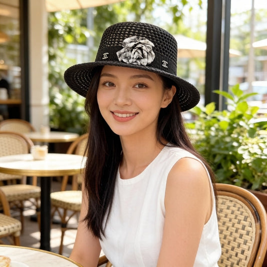 小香家-針織禮帽 黑色