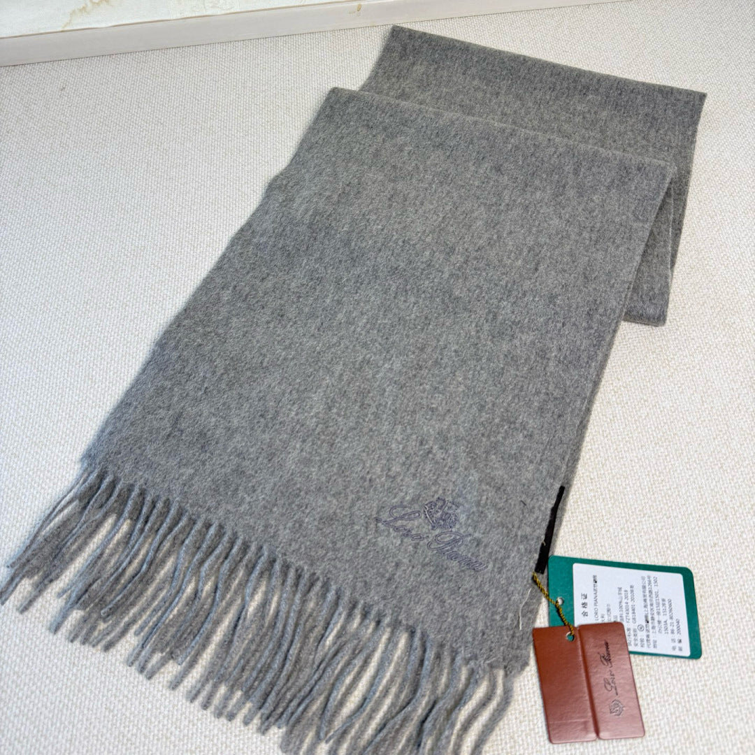 L-Piana-極品山羊絨小圍巾 30*180 極品水波紋