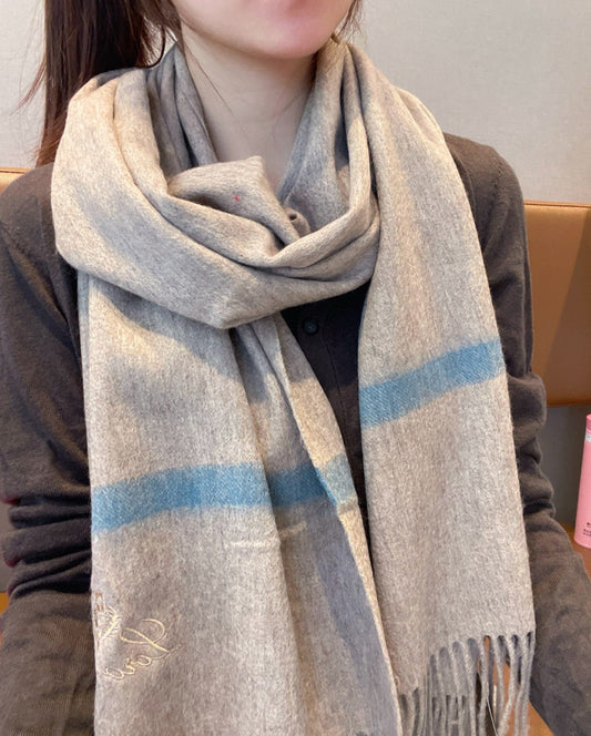 L-Piana-極品山羊絨圍巾披肩 35*180cm
