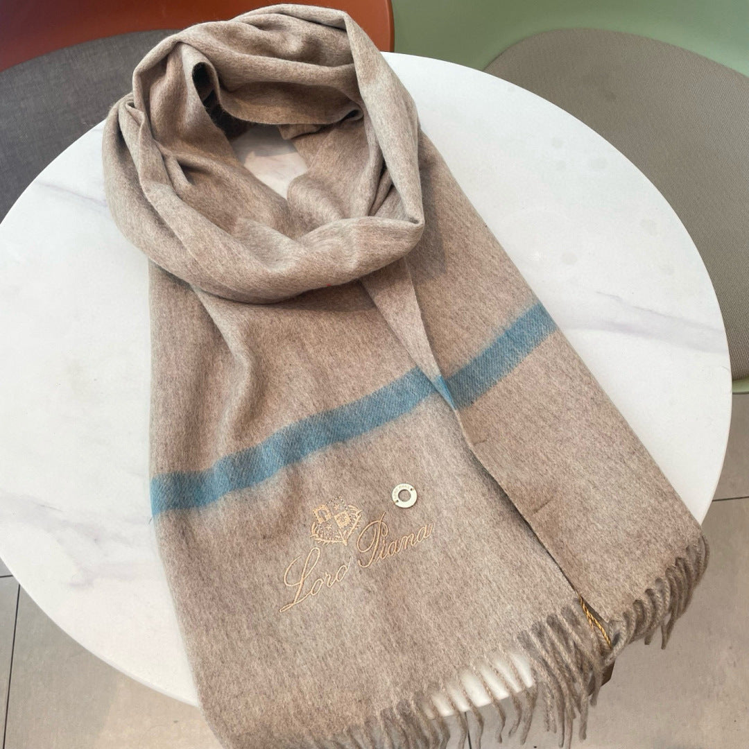 L-Piana-極品山羊絨圍巾披肩 35*180cm