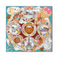 路L家-Journey 方巾 90 x 90 桑蠶絲