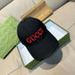 古G家-新款原單棒球帽 GUCCI刺繡-黑色
