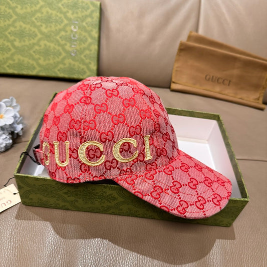 古G家-新款原單棒球帽，側面GUCCI刺繡