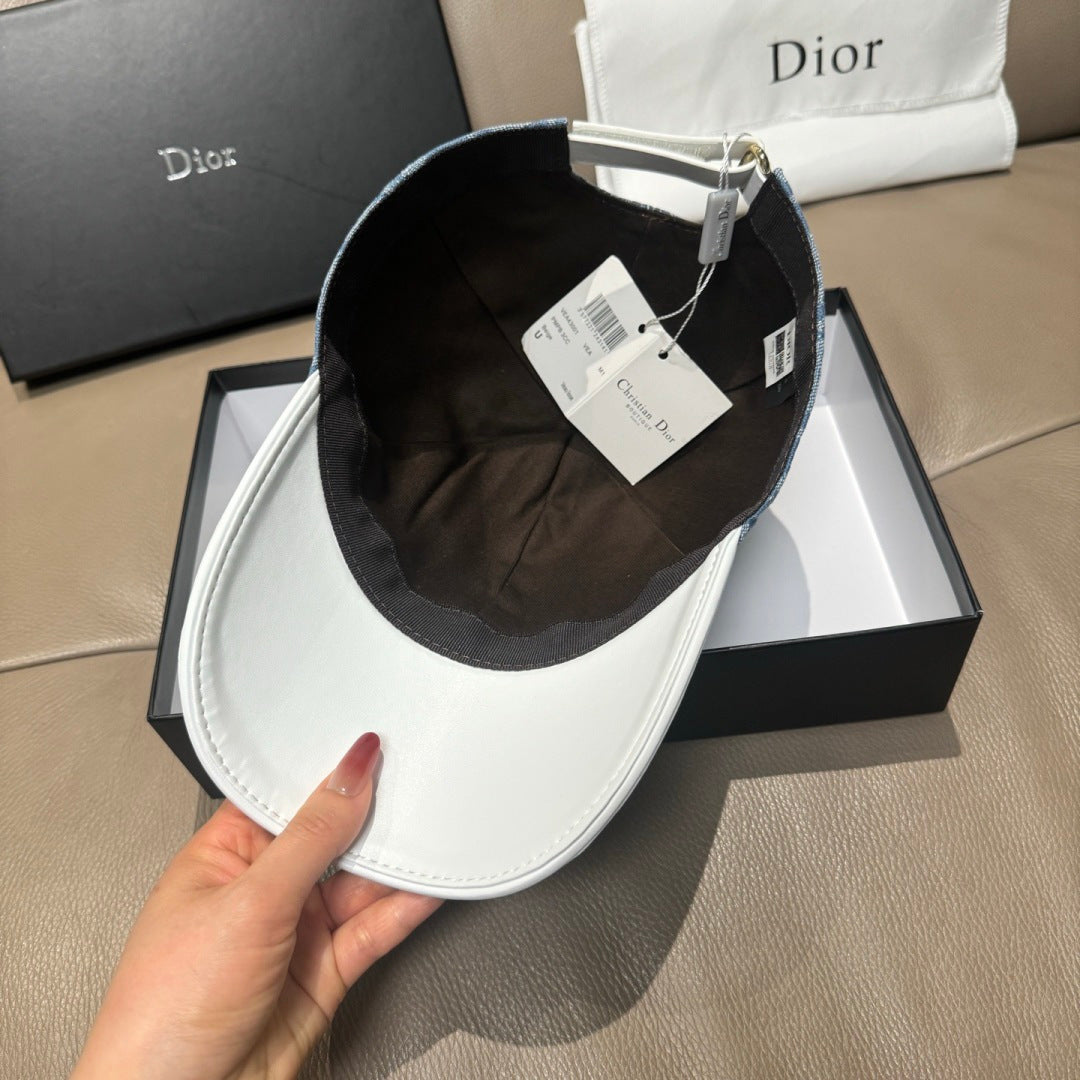 迪D家-新款原單棒球帽 Dior老花拼皮