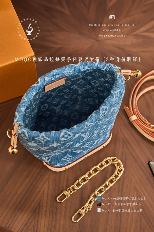 路L家-𝑴𝟖𝟑𝟎𝟒𝟑 𝐍𝐚𝐧𝐨 𝐍𝐎𝐄 迷你小水桶-淺藍色