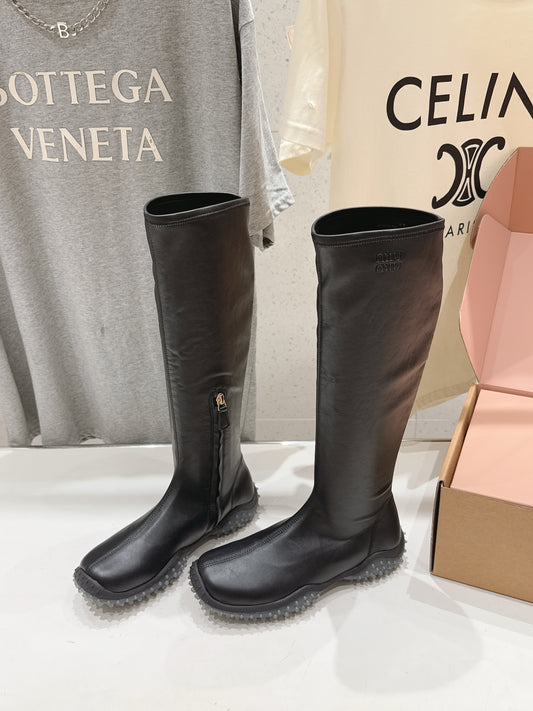 穆M家-260720彈性長靴 黑色