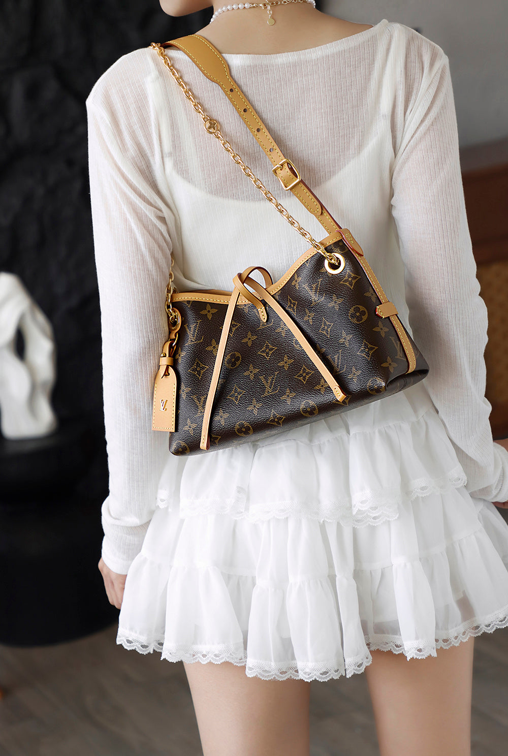 路L家-M13014 CARRYALL BB手袋-經典老花