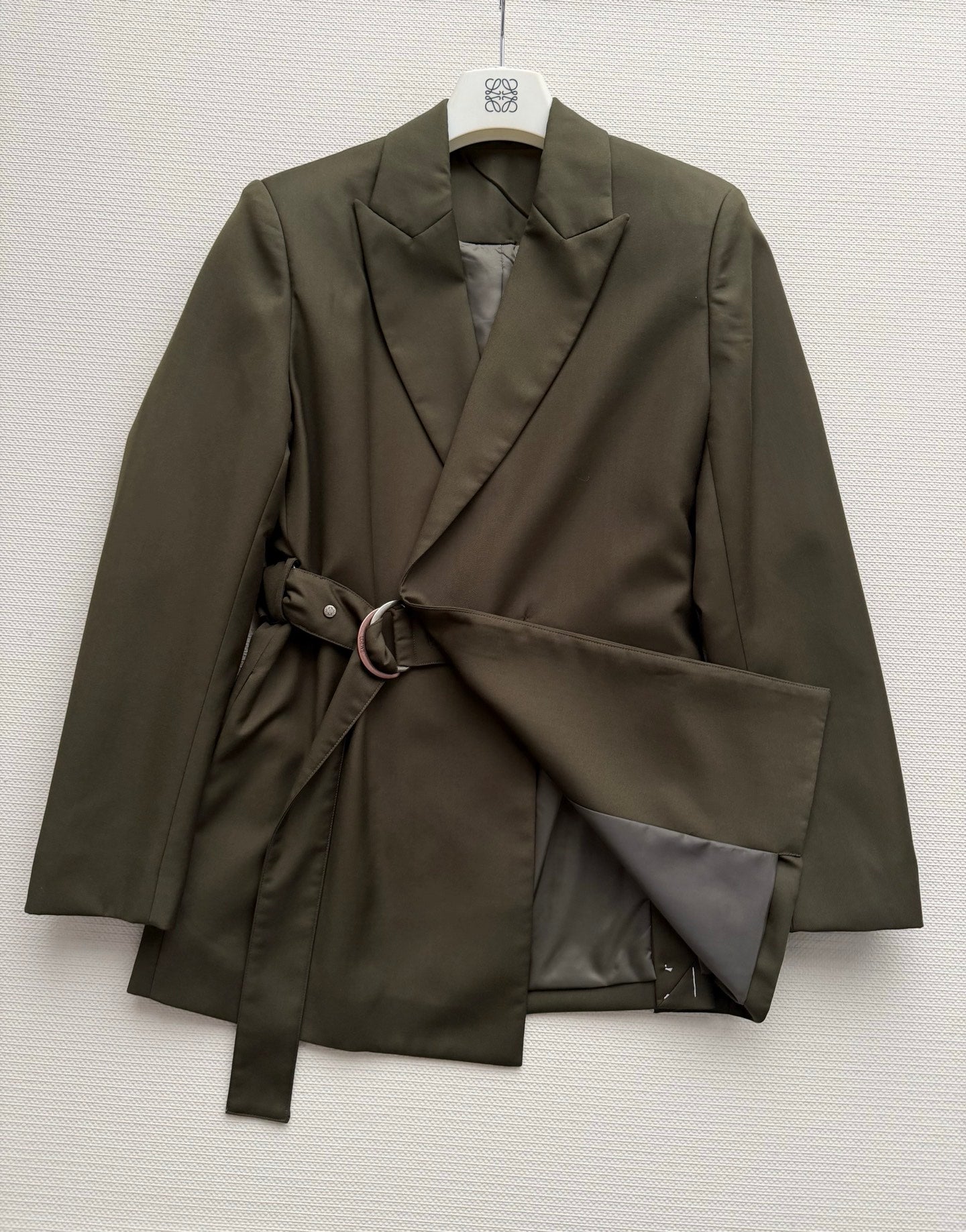 羅L家-26早春新款西服 深綠