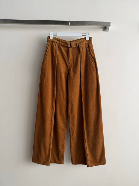 羅L家-26SS新款腰帶牛仔褲 燈芯絨布料