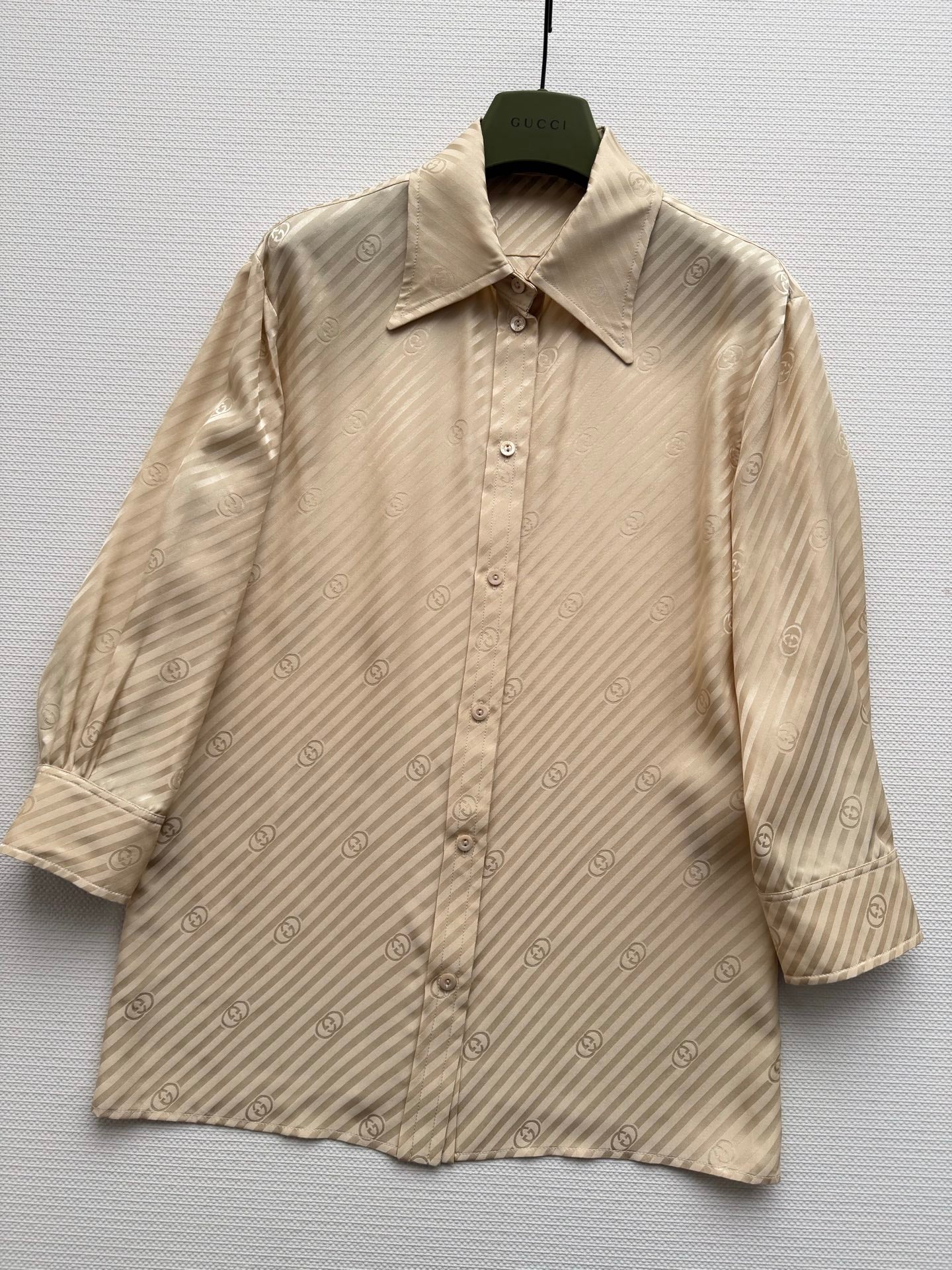 古G家-26金色條紋襯衫