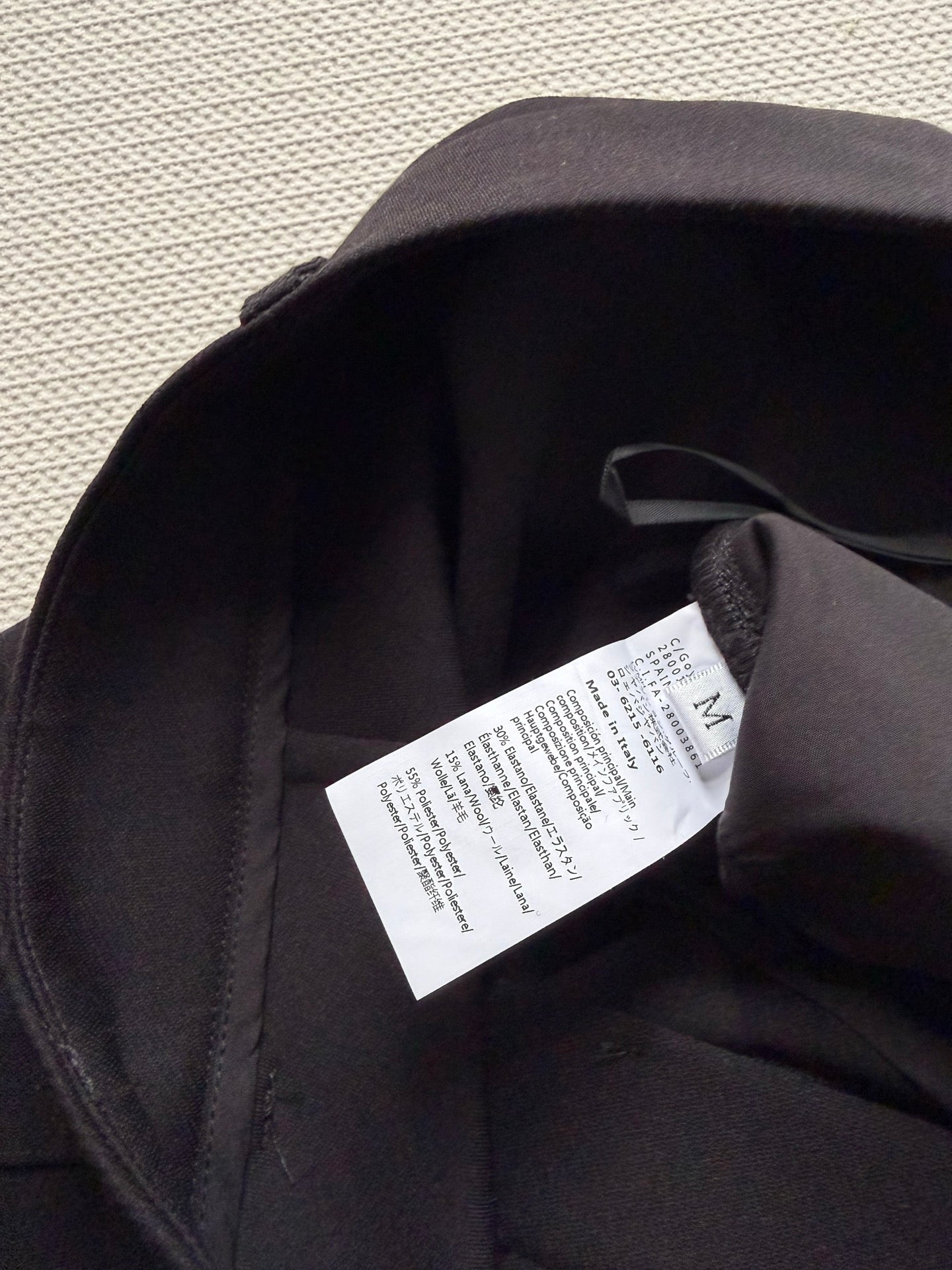 羅L家-高腰設計金屬扣微喇褲