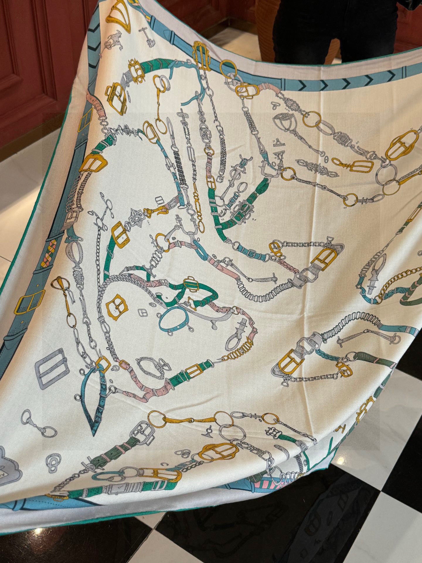 小愛款-雙面同色羊絨方巾 140cm*140cm